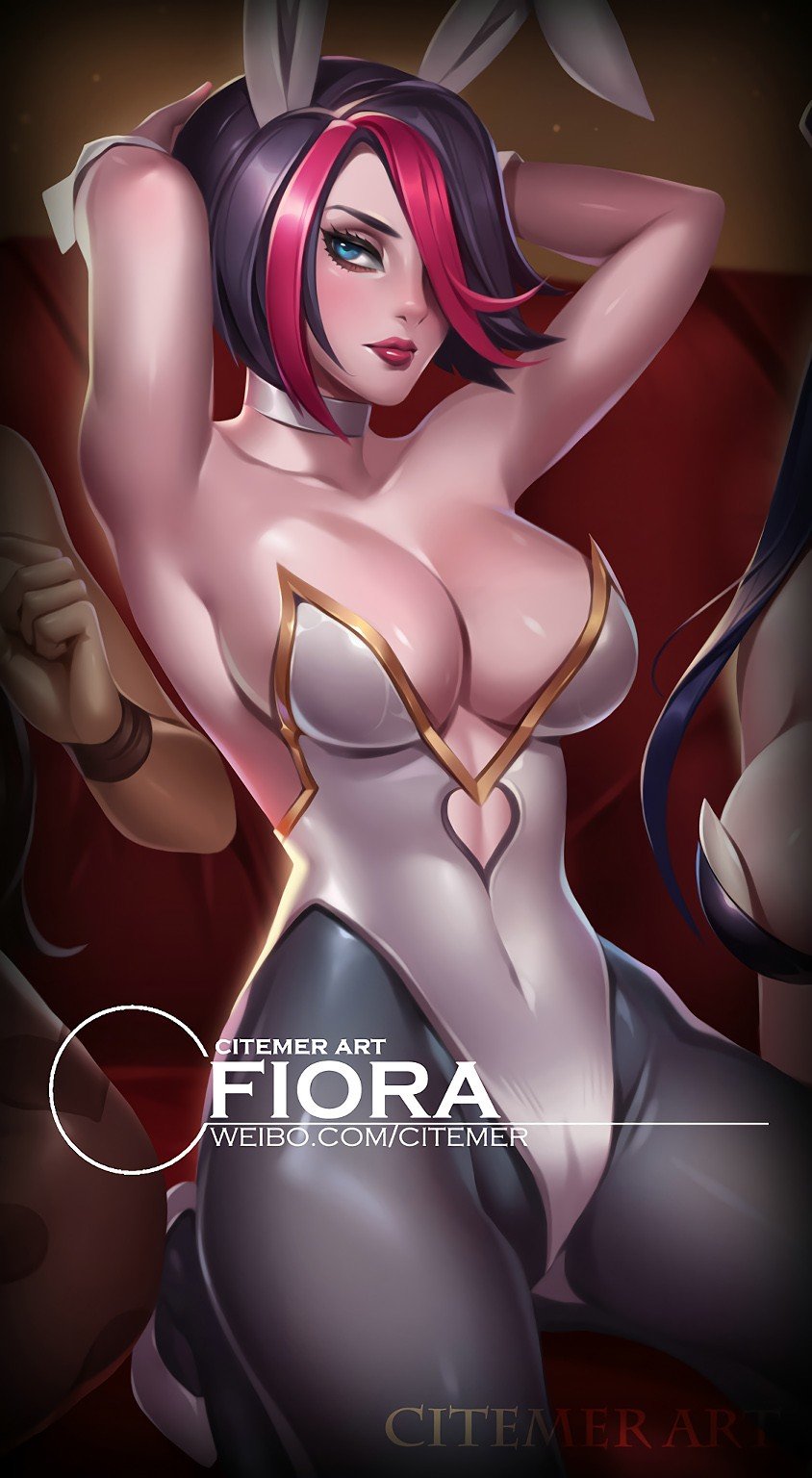 Battle Bunny Fiora by citemer HD Wallpaper Fan Art Artwork League of Legends lol