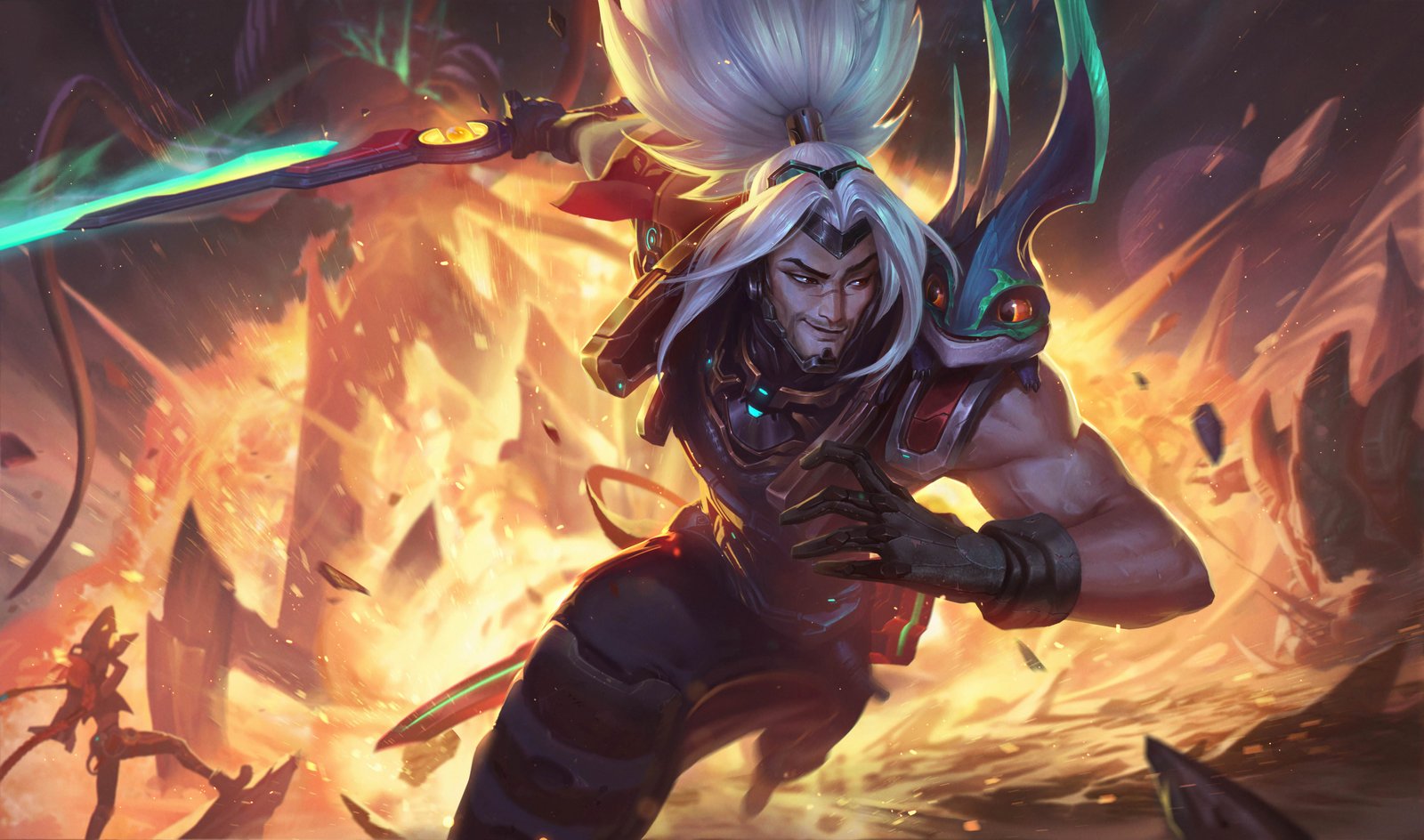 Odyssey Yasuo Splash Art HD 4k 6k Wallpaper Background Official Art Artwork League of Legends lol