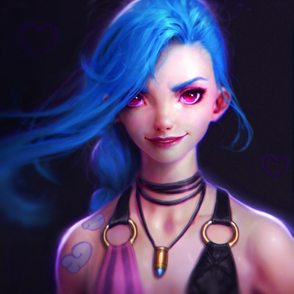 Jinx by Nad4r HD Wallpaper Fan Art Artwork League of Legends lol