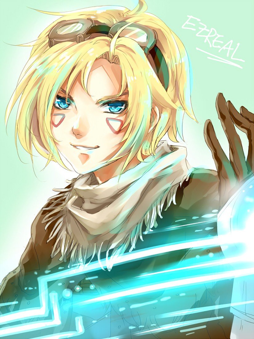 Ezreal by urusai-baka (2) HD Wallpaper Fan Art Artwork League of Legends lol