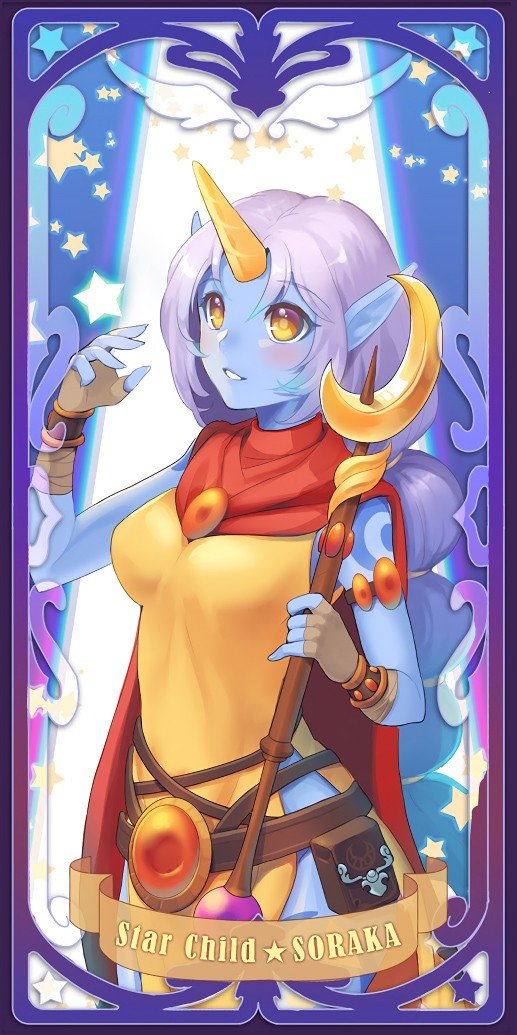 Soraka by DA君 HD Wallpaper Fan Art Artwork League of Legends lol