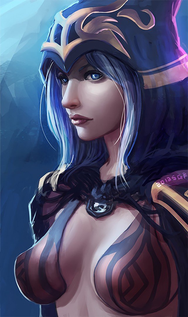 Ashe by sgfw HD Wallpaper Fan Art Artwork League of Legends lol HD Wallpaper Fan Art Artwork League of Legends lol