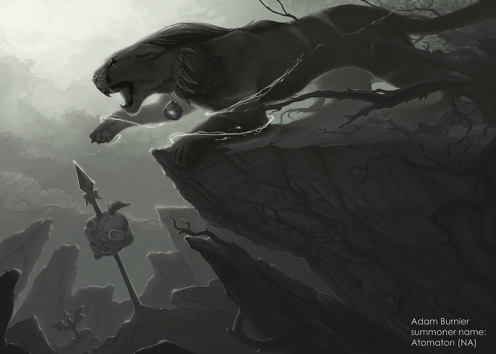 Nidalee by ArdentMind HD Wallpaper Fan Artwork League of Legends lol