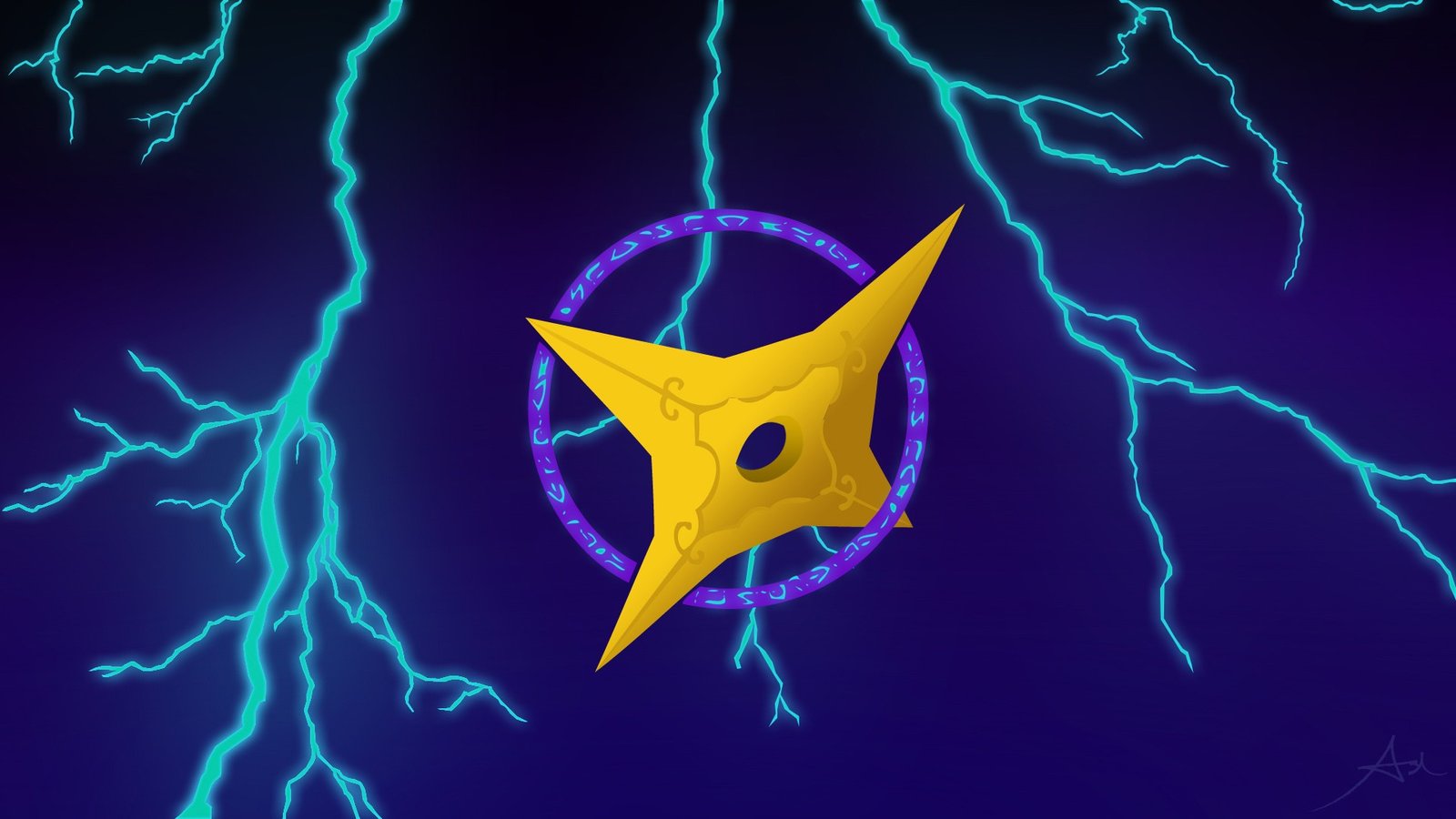 Kennen's Shuriken by namesAsh HD Wallpaper Fan Art Artwork League of Legends lol