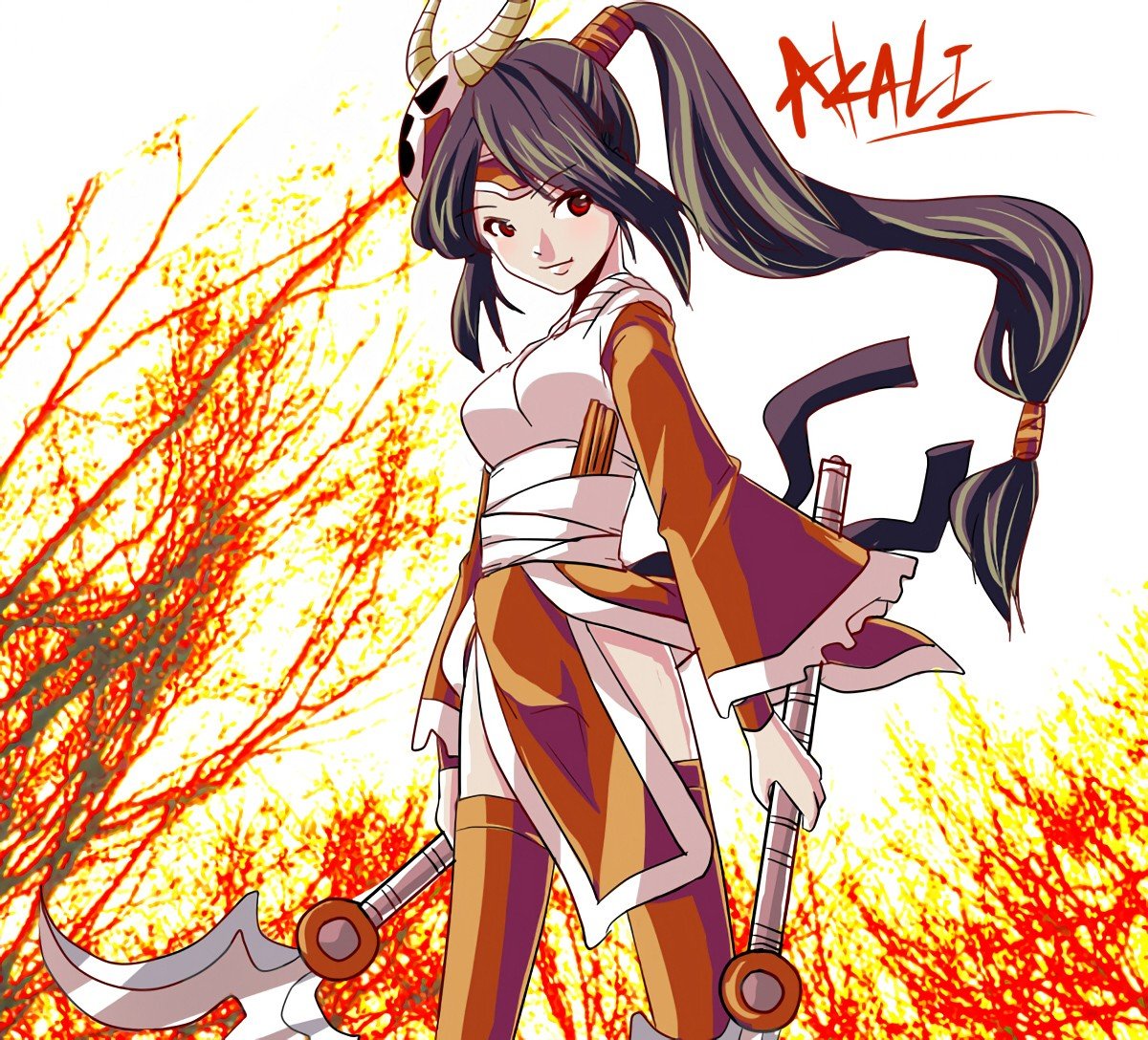 Blood Moon Akali by ましゆ League of Legends Artwork Wallpaper lol