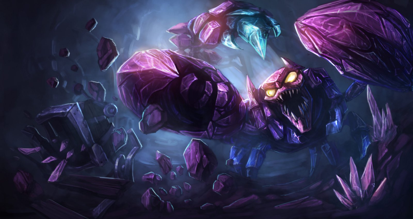 Classic Skarner Splash Art HD 4k Wallpaper Background Official Art Artwork League of Legends lol