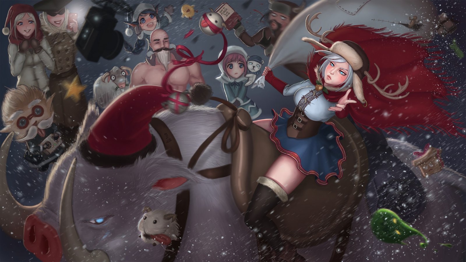 Sejuani by ElisKalti (2) HD Wallpaper Fan Art Artwork League of Legends lol