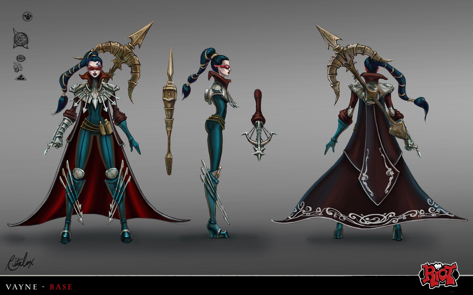 Vayne Concept League of Legends Artwork Wallpaper lol
