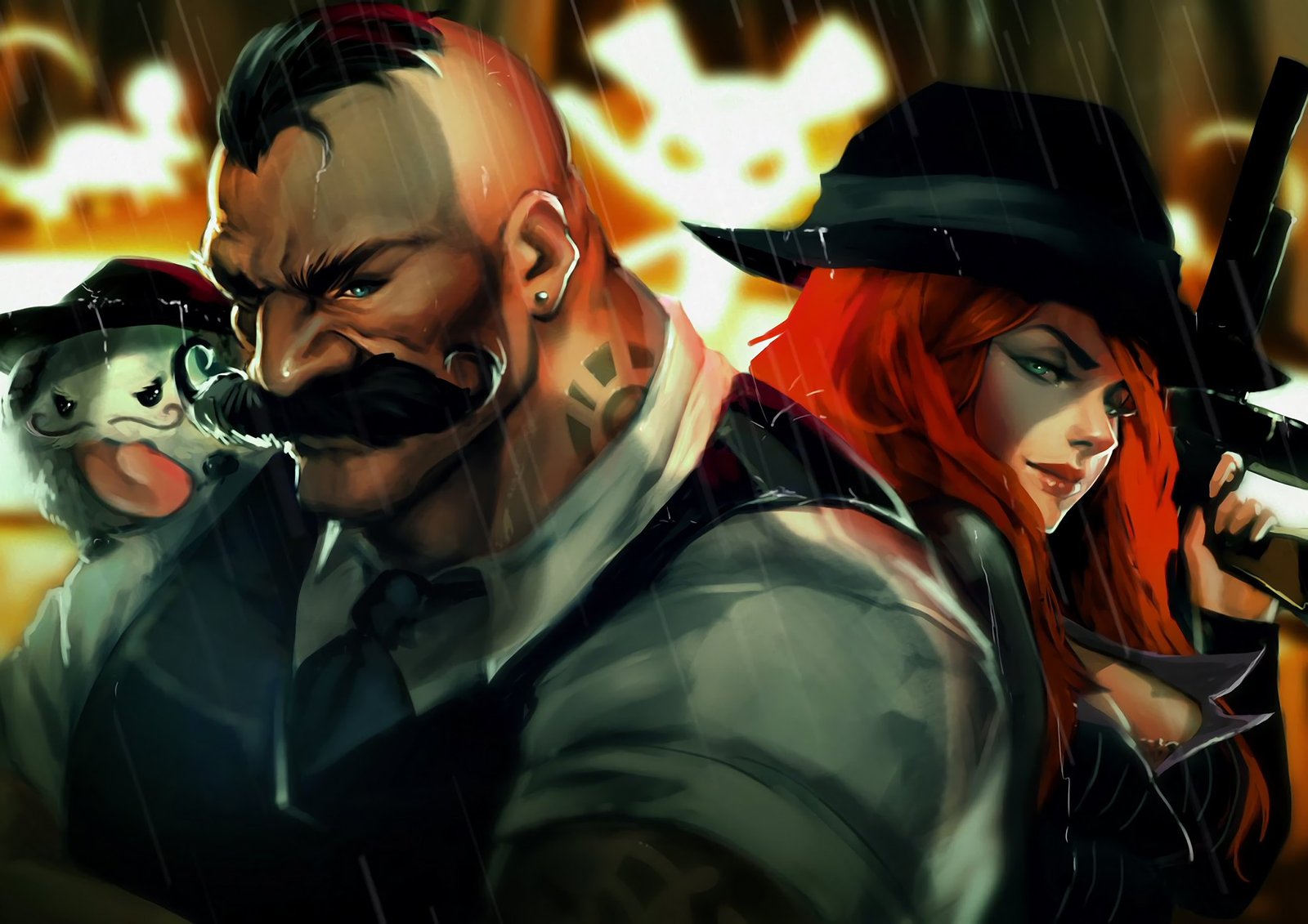 Mafia Braum And Miss Fortune Wallpapers And Fan Arts League Of Legends Lol Stats
