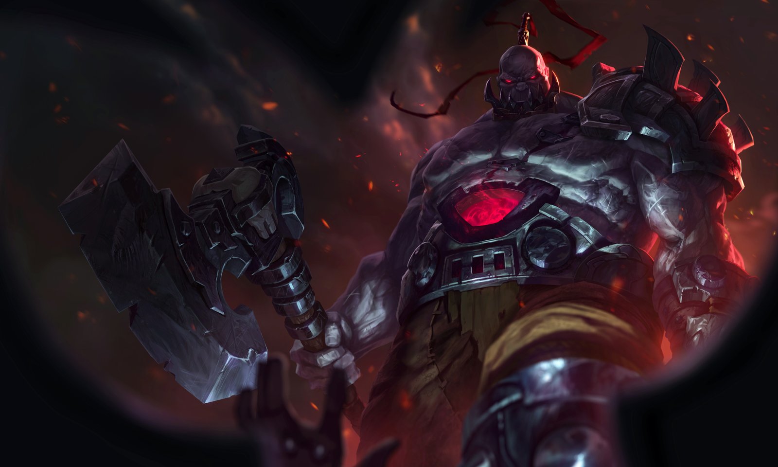 Classic Sion Splash Art League of Legends Artwork Wallpaper lol