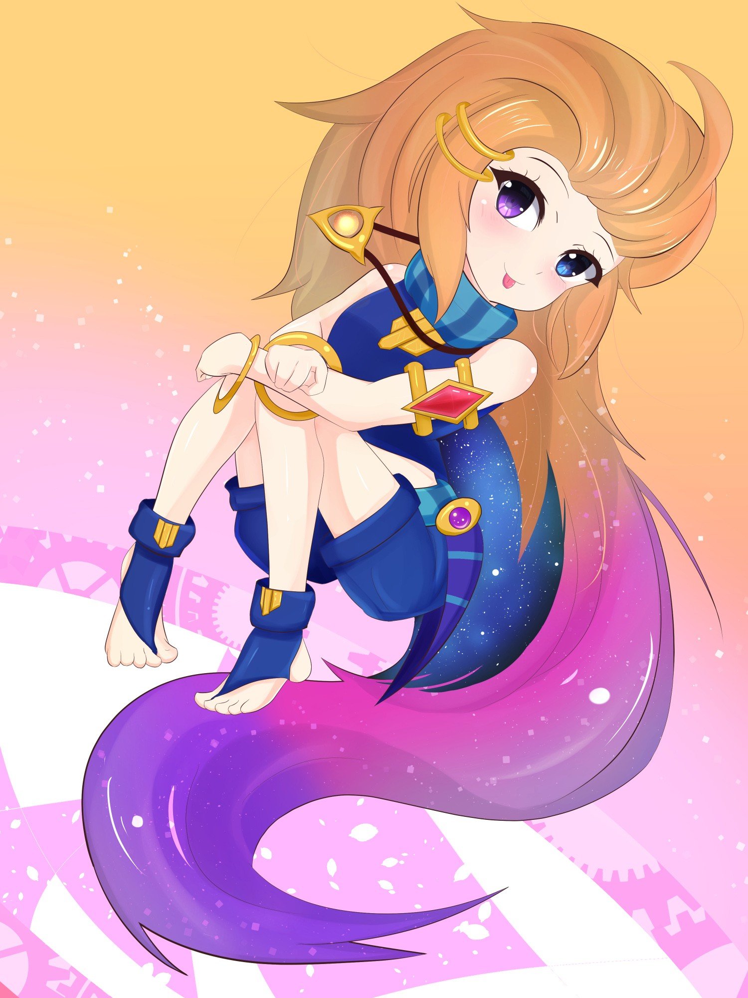 Zoe by ろんもふ HD Wallpaper Background Fan Art Artwork League of Legends lol