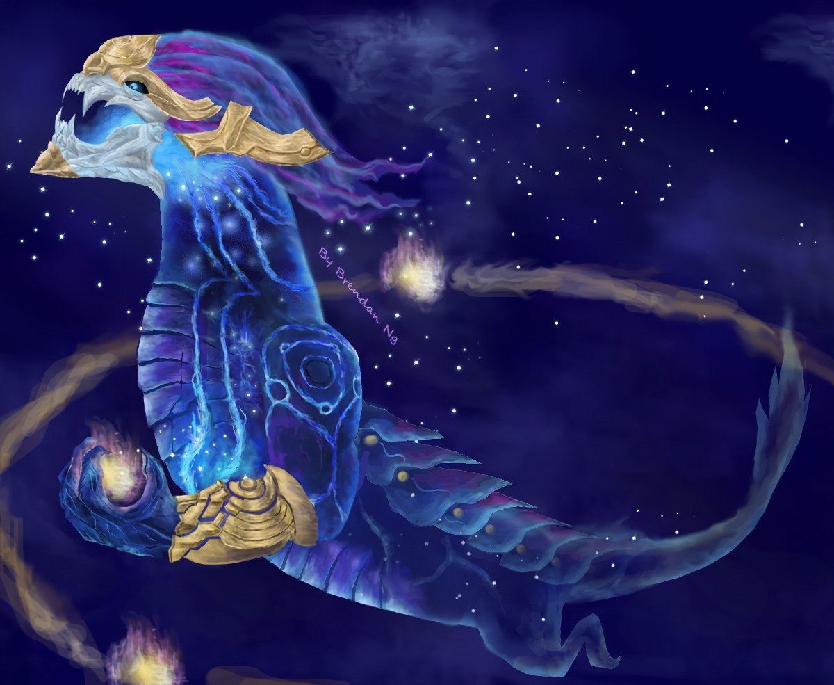 Aurelion Sol by Bernoid HD Wallpaper Artwork Fan Art League of Legends lol