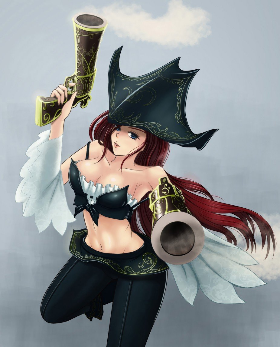 Miss Fortune by 青龍在天 (2) HD Wallpaper Fan Art Artwork League of Legends lol
