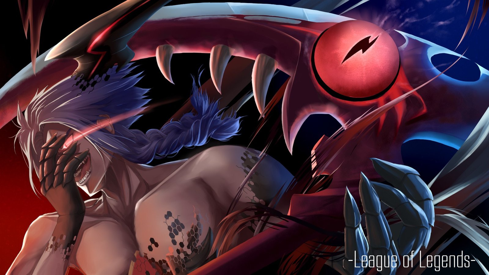 Kayn by あずきもち HD Wallpaper Background Fan Art Artwork League of Legends lol
