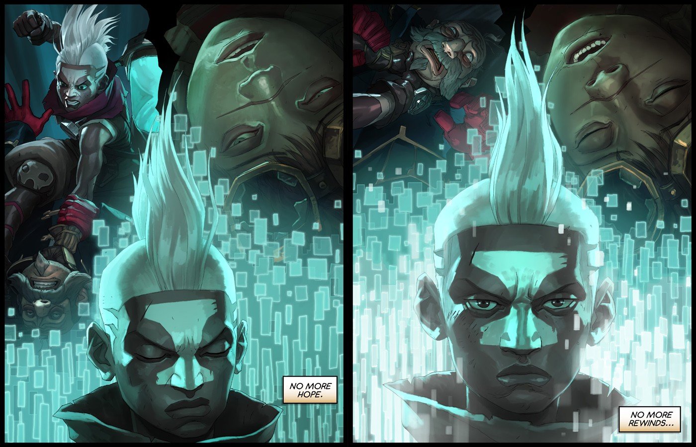 Ekko Chronobreak Comic (10) League of Legends Artwork Wallpaper lol
