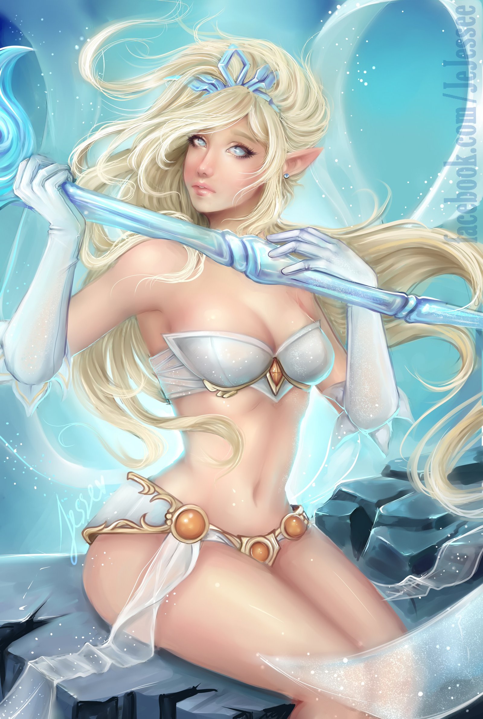 Janna by YiiChan HD Wallpaper Fan Art Artwork League of Legends lol