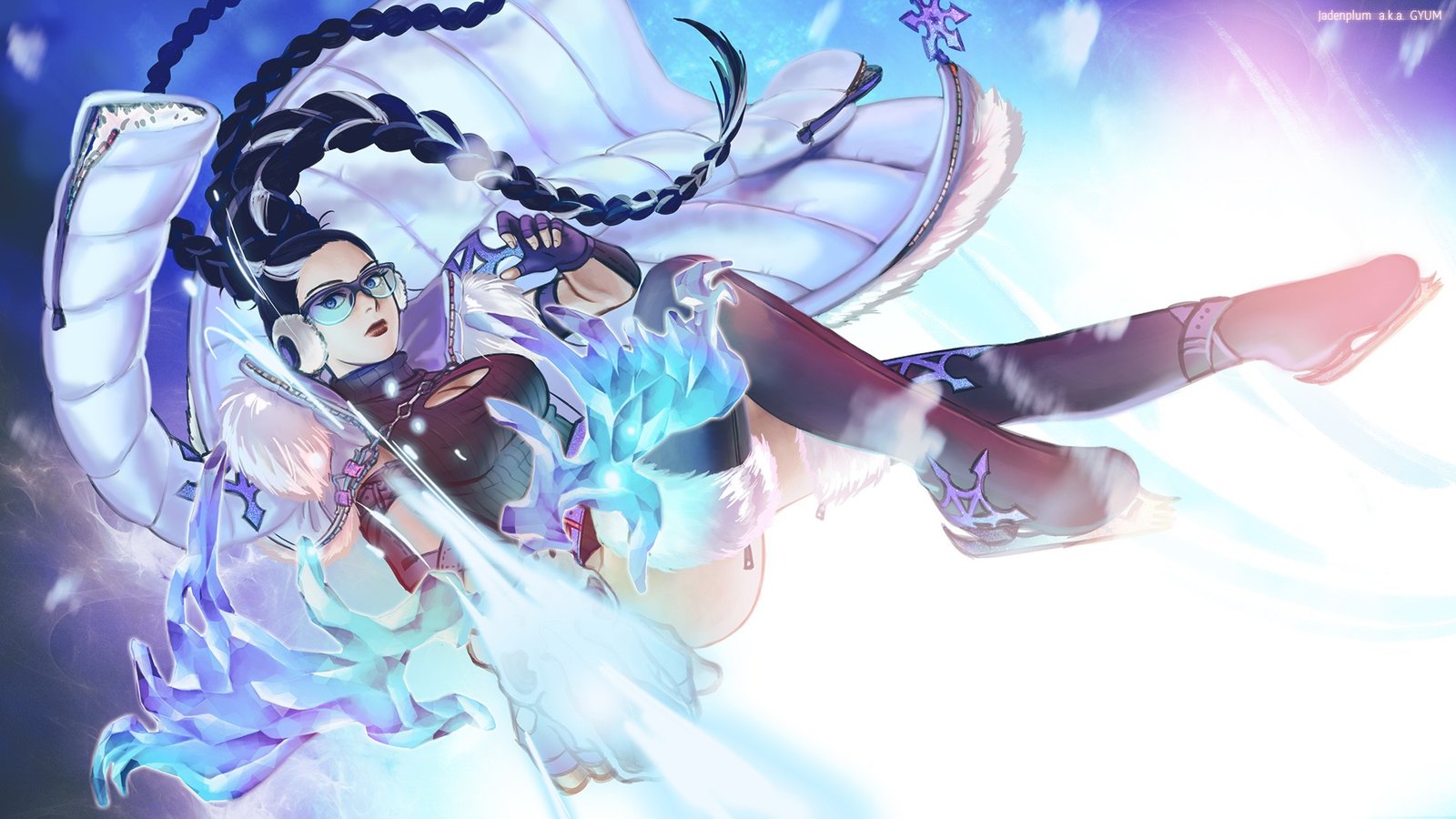 Snowstorm Vayne by Jadenplum HD Wallpaper Fan Art Artwork League of Legends lol