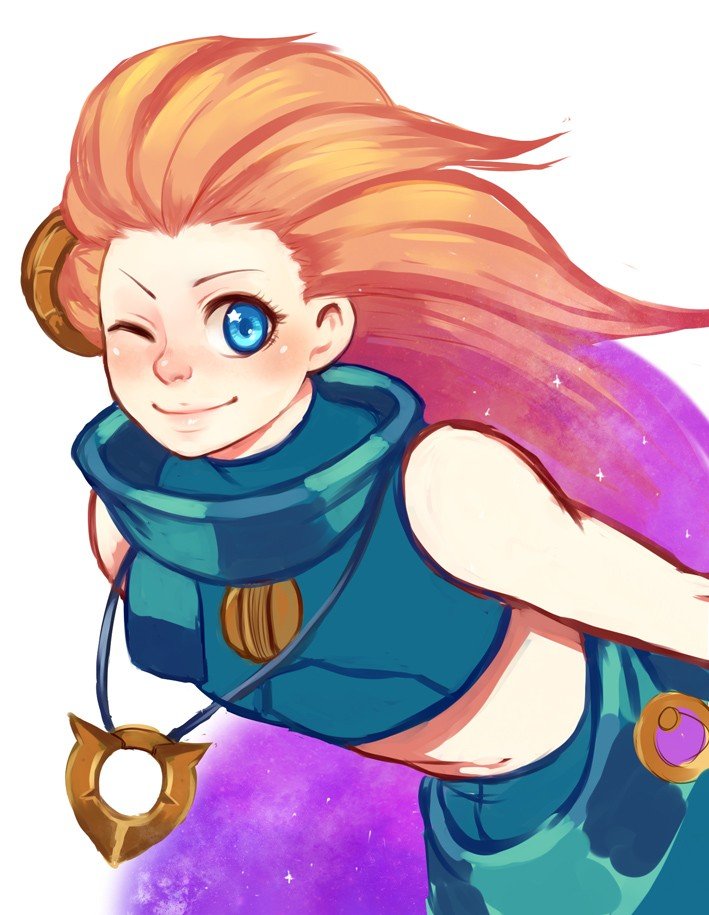 Zoe by DoubleMoonbow HD Wallpaper Background Fan Art Artwork League of Legends lol