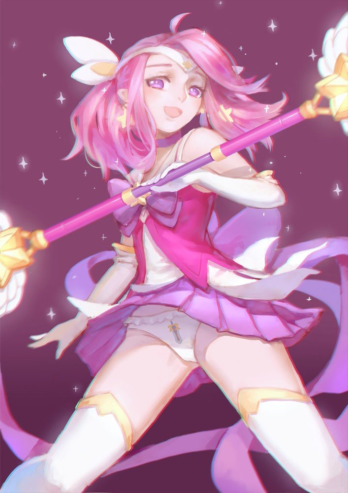 Star Guardian Lux by 风待HR HD Wallpaper Fan Art Artwork League of Legends lol