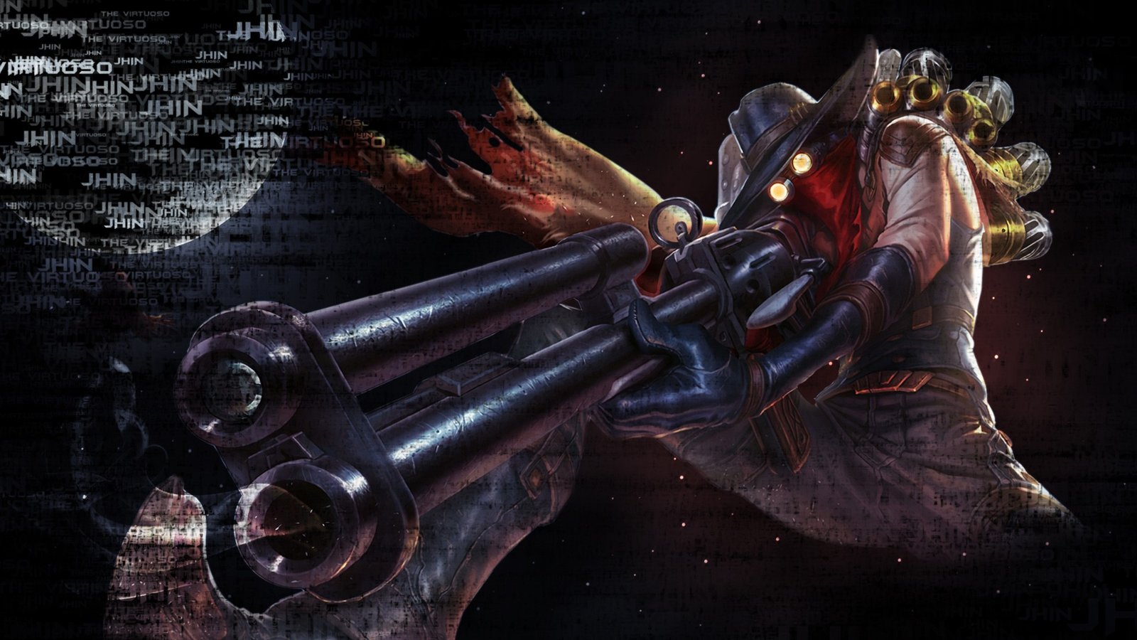 High Noon Jhin by OMGDrDEagle HD Wallpaper Fan Art Artwork League of Legends lol