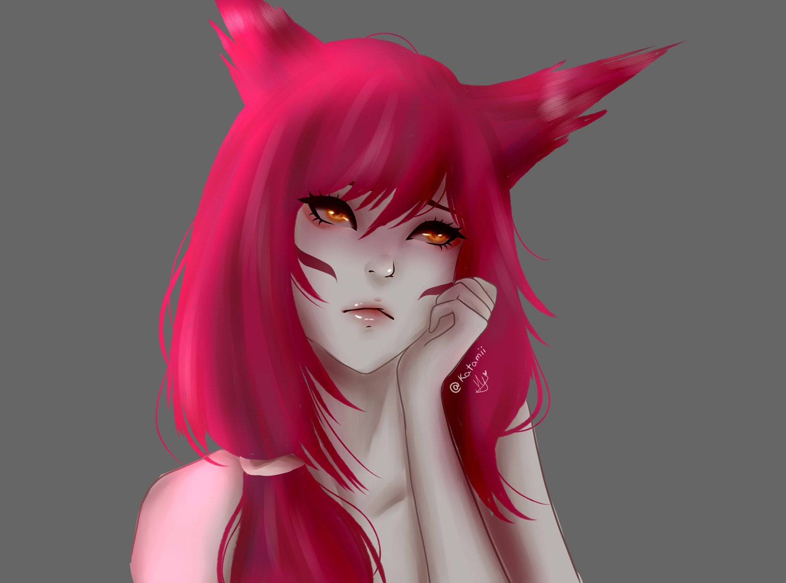 Xayah by katamii HD 4k Wallpaper Background Fan Art Artwork League of Legends lol