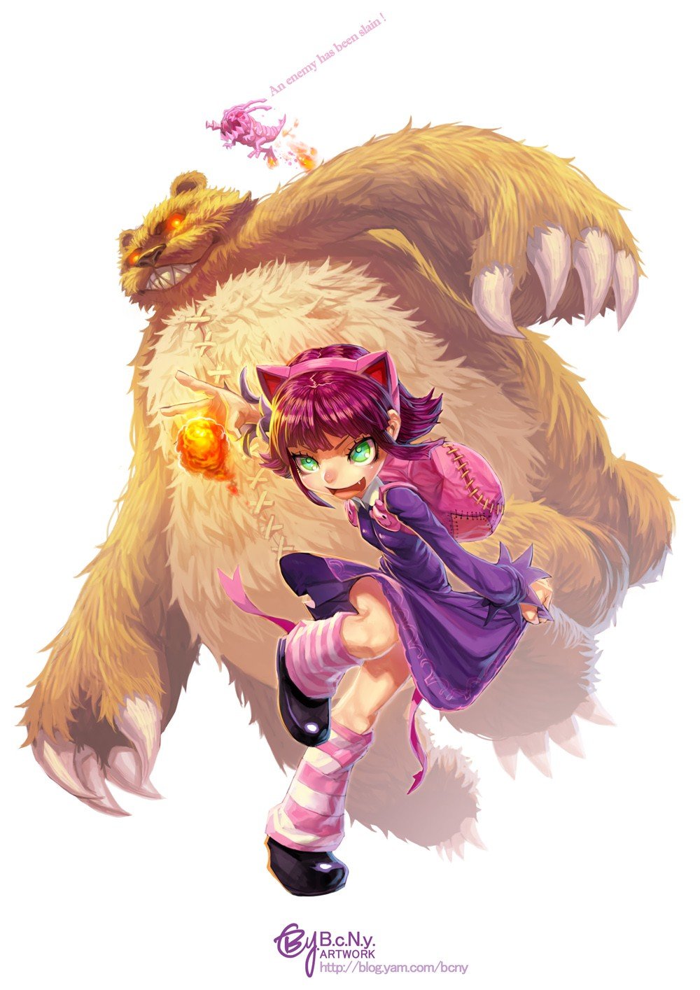 Annie by B.c.N.y HD Wallpaper Fan Art Artwork League of Legends lol