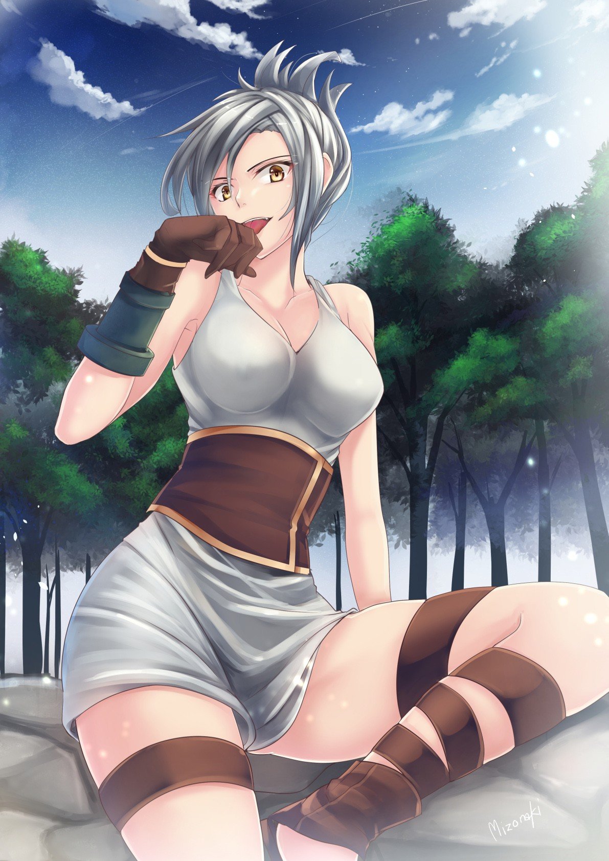 Riven by mizonaki HD Wallpaper Fan Art Artwork League of Legends lol