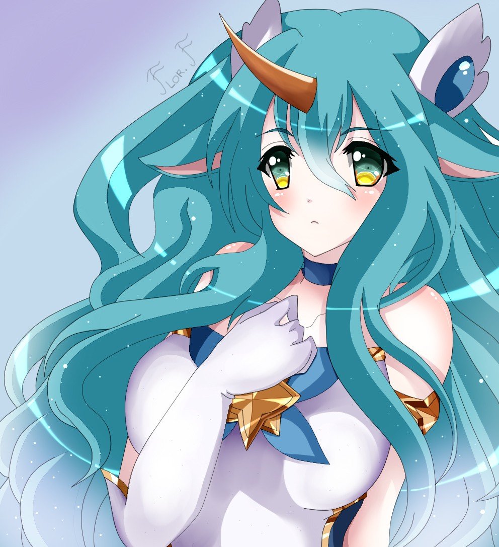 Star Guardian Soraka by iloveaz HD Wallpaper Background Fan Art Artwork League of Legends lol