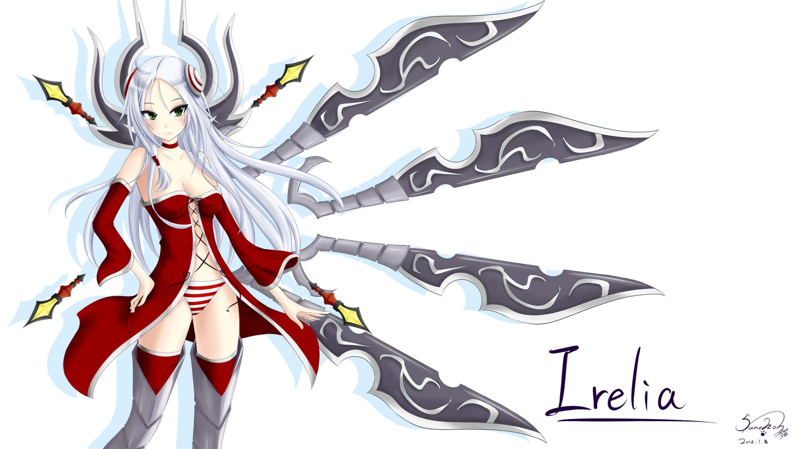 Irelia by Mr. P HD 4k Wallpaper Fan Art Artwork League of Legends lol