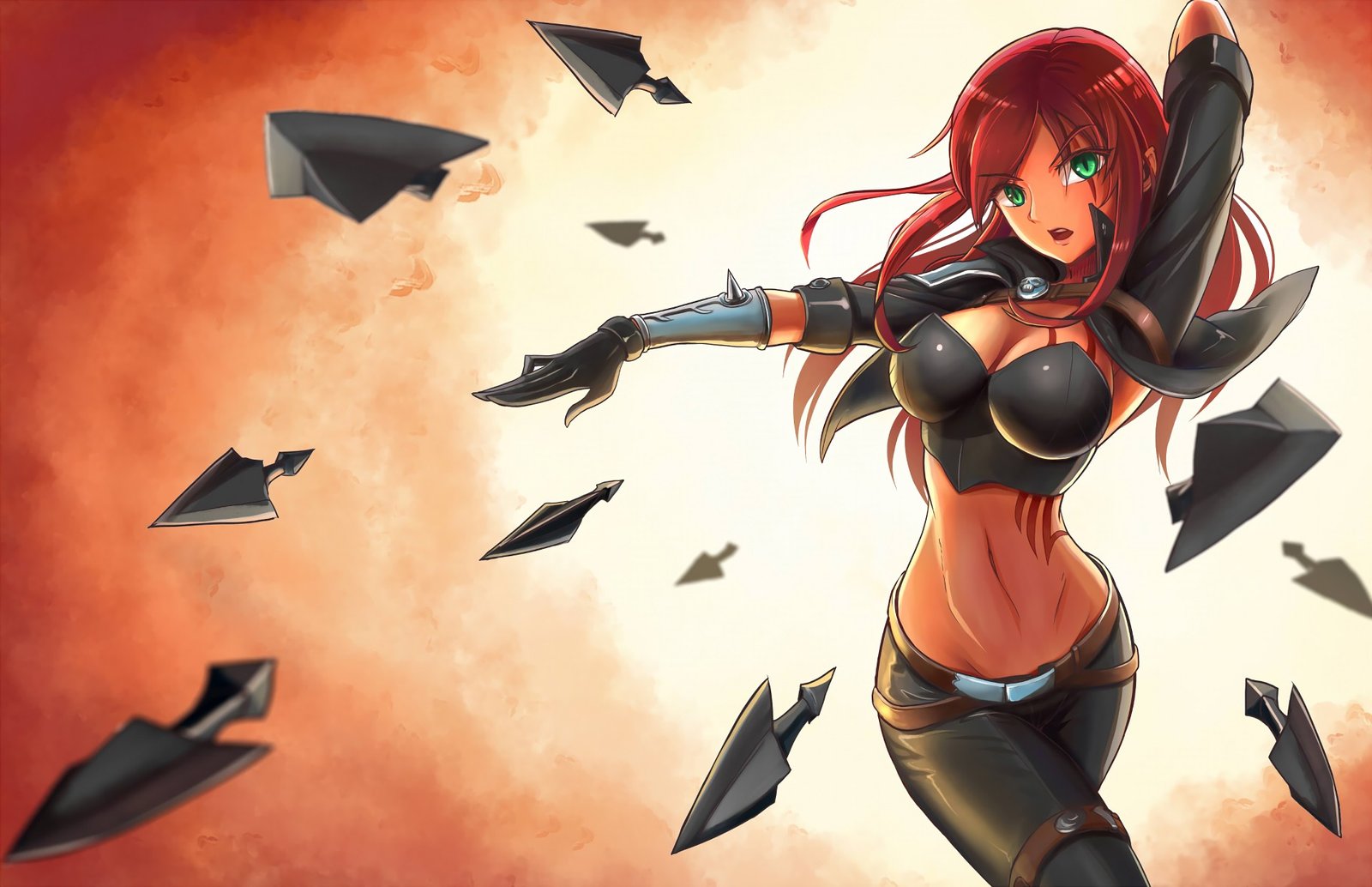 Katarina Death Lotus by chanseven HD Wallpaper Fan Art Artwork League of Legends lol