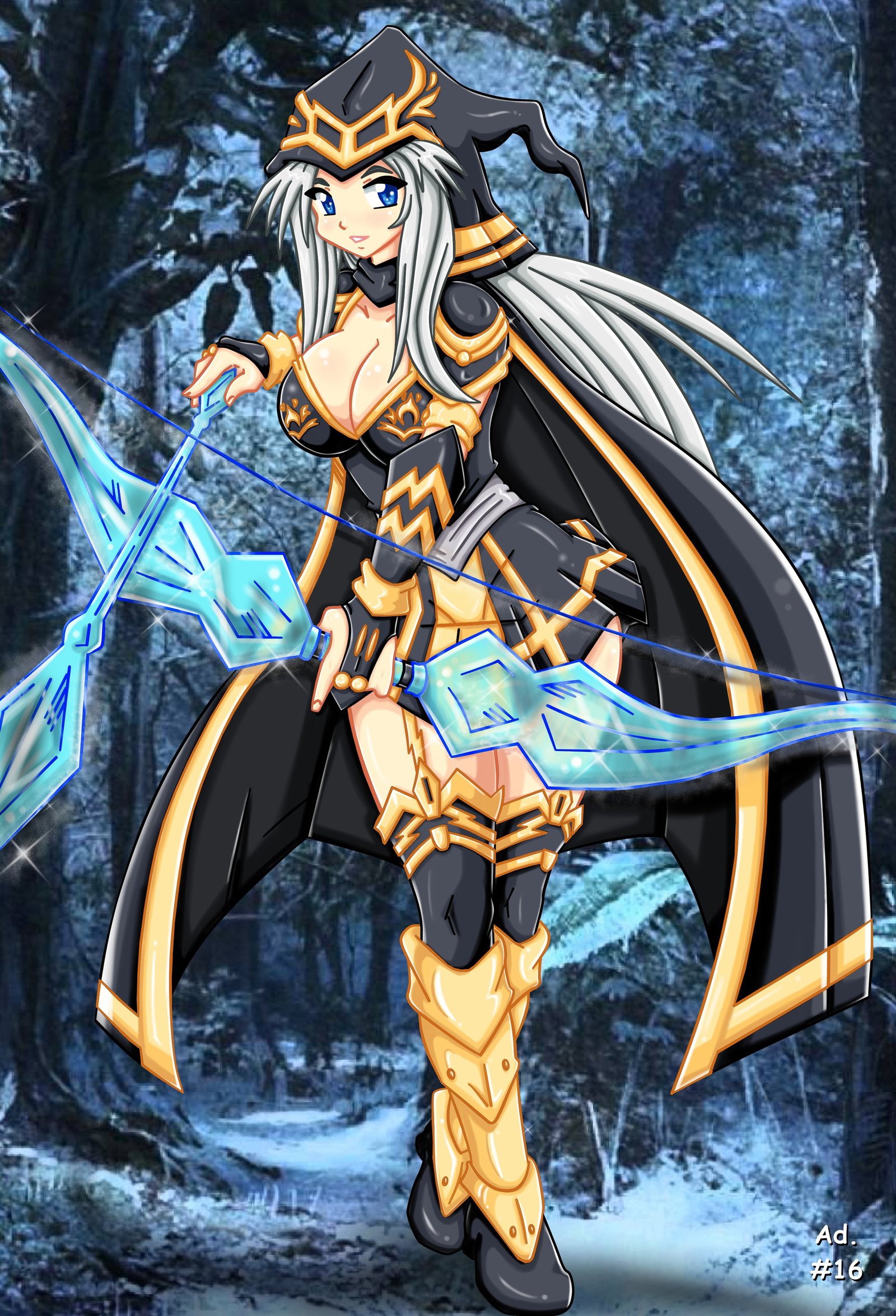Ashe by Adrianosennin HD Wallpaper Fan Art Artwork League of Legends lol (2)