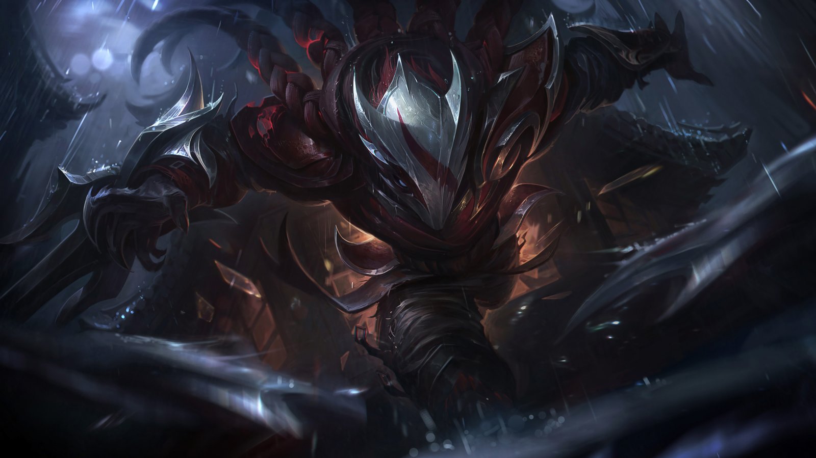Blood Moon Talon Splash Art HD 4k 6k Wallpaper Background Official Art Artwork League of Legends lol (2)