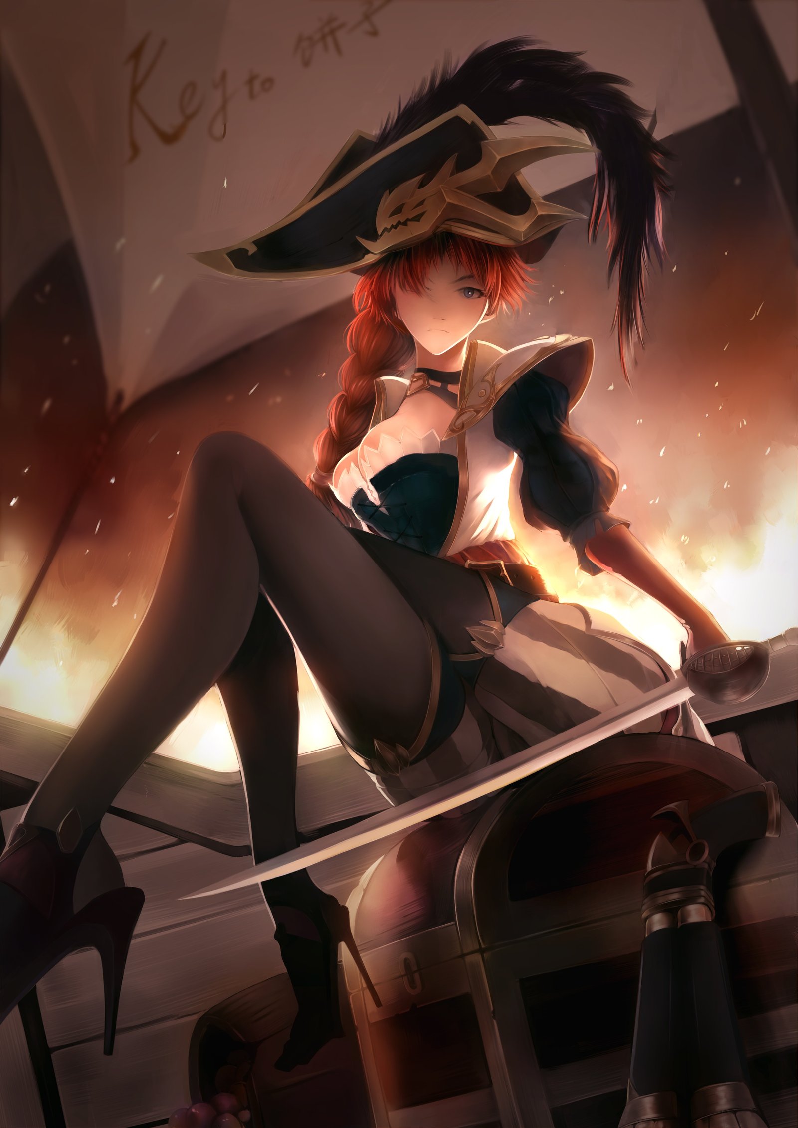 Captain Fortune by fakerX HD Wallpaper Fan Art Artwork League of Legends lol