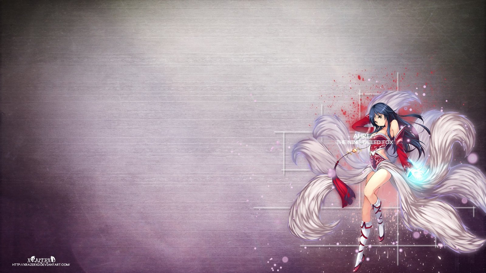 Ahri by xRazerxD (2) League of Legends Artwork Wallpaper lol Fan Art