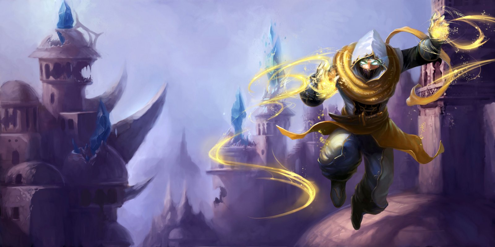 Shadow Prince Malzahar Splash Art HD 4k Wallpaper Background Official Art Artwork League of Legends lol