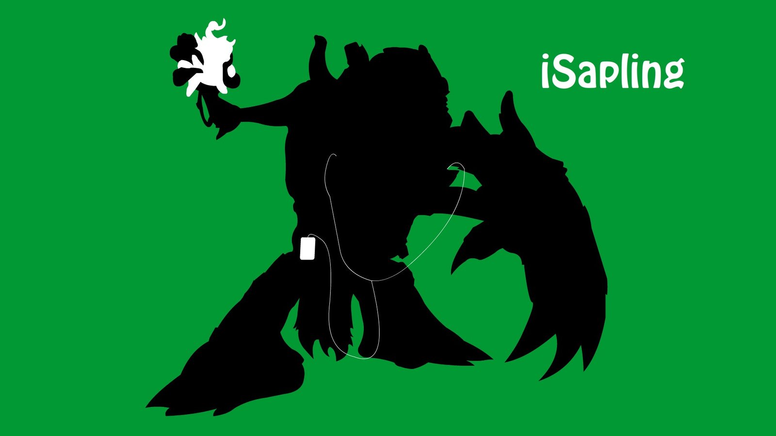 ipod Maokai Minimalistic by Quiet-Lamp HD Wallpaper Fan Art Artwork League of Legends lol