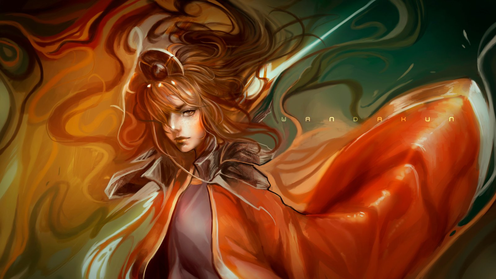 Taliyah by WANDAKUN HD Wallpaper Background Fan Art Artwork League of Legends lol