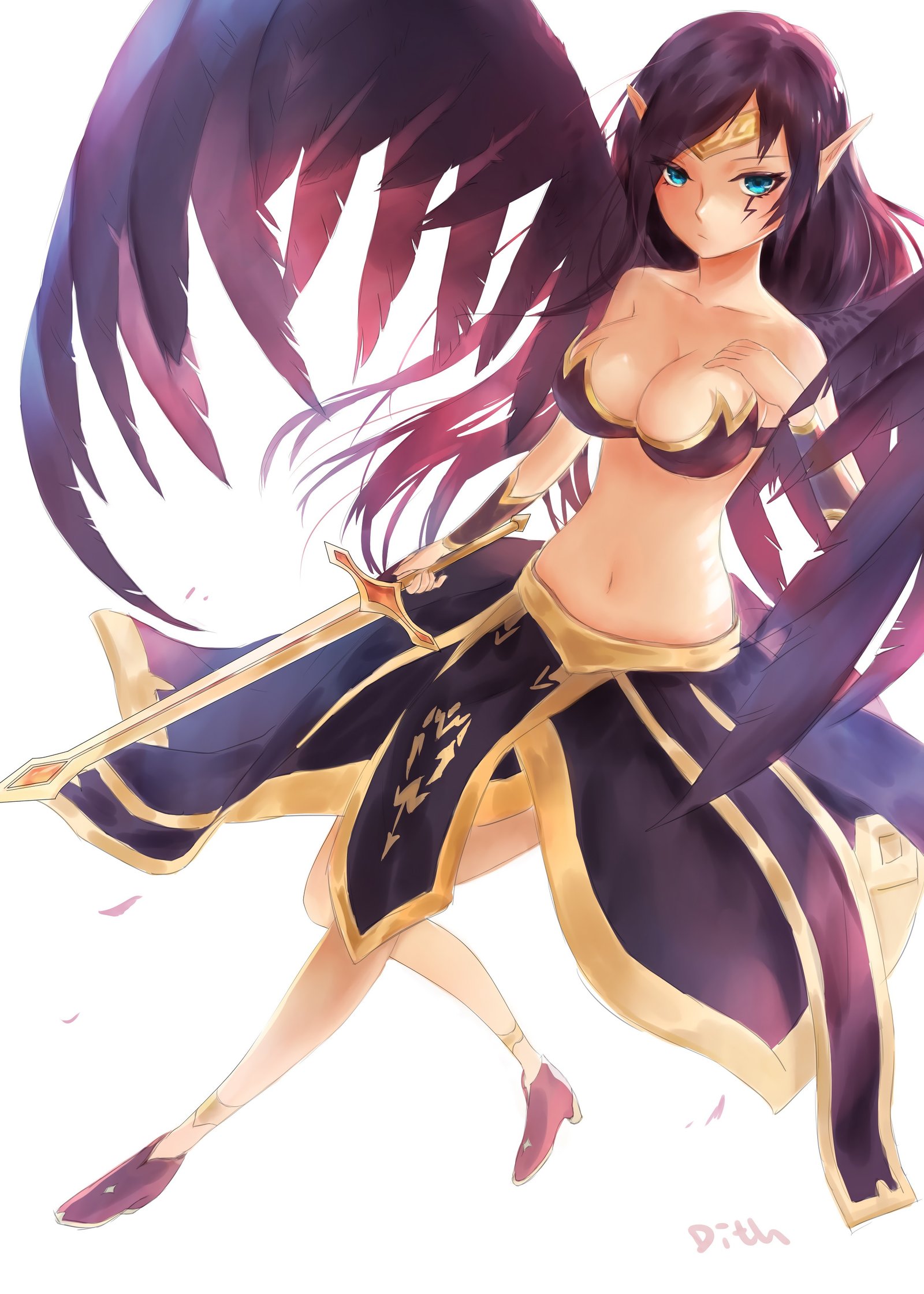 Morgana by Dith HD Wallpaper Fan Art Artwork League of Legends lol