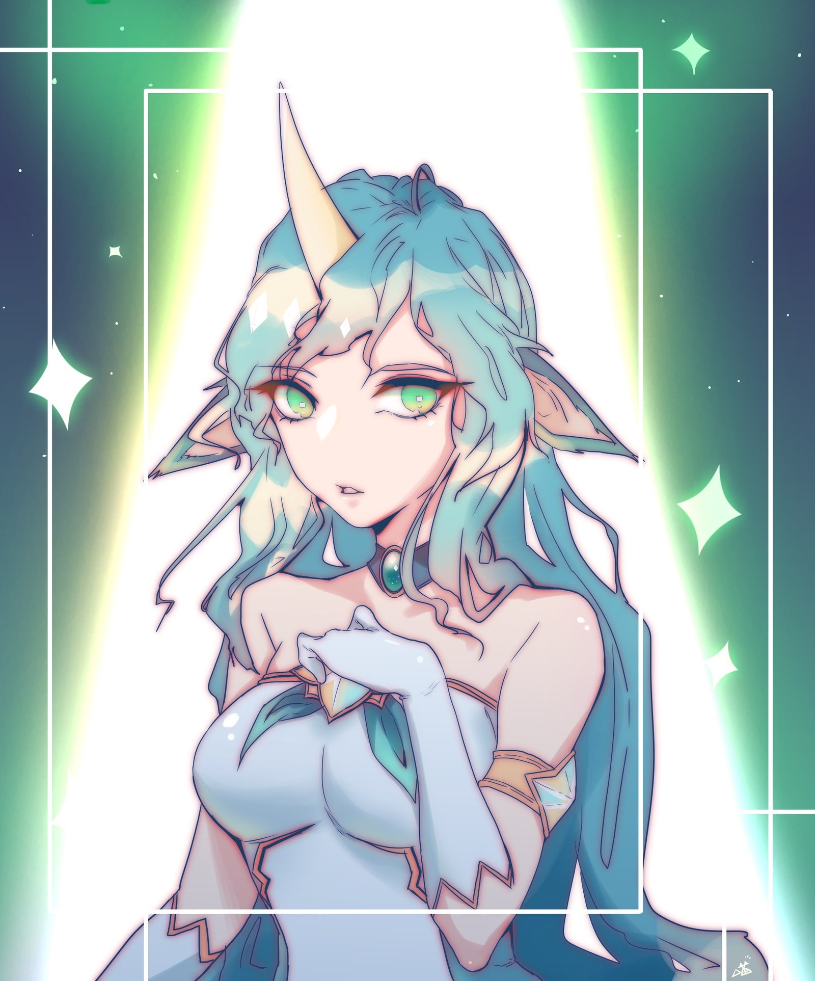 Star Guardian Soraka by 大咩 HD Wallpaper Background Fan Art Artwork League of Legends lol