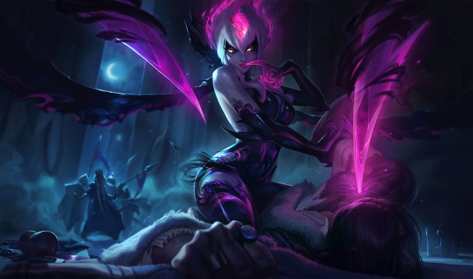 Classic Evelynn Splash Art Update Rework HD Wallpaper Background Official Art Artwork League of Legends lol (3)