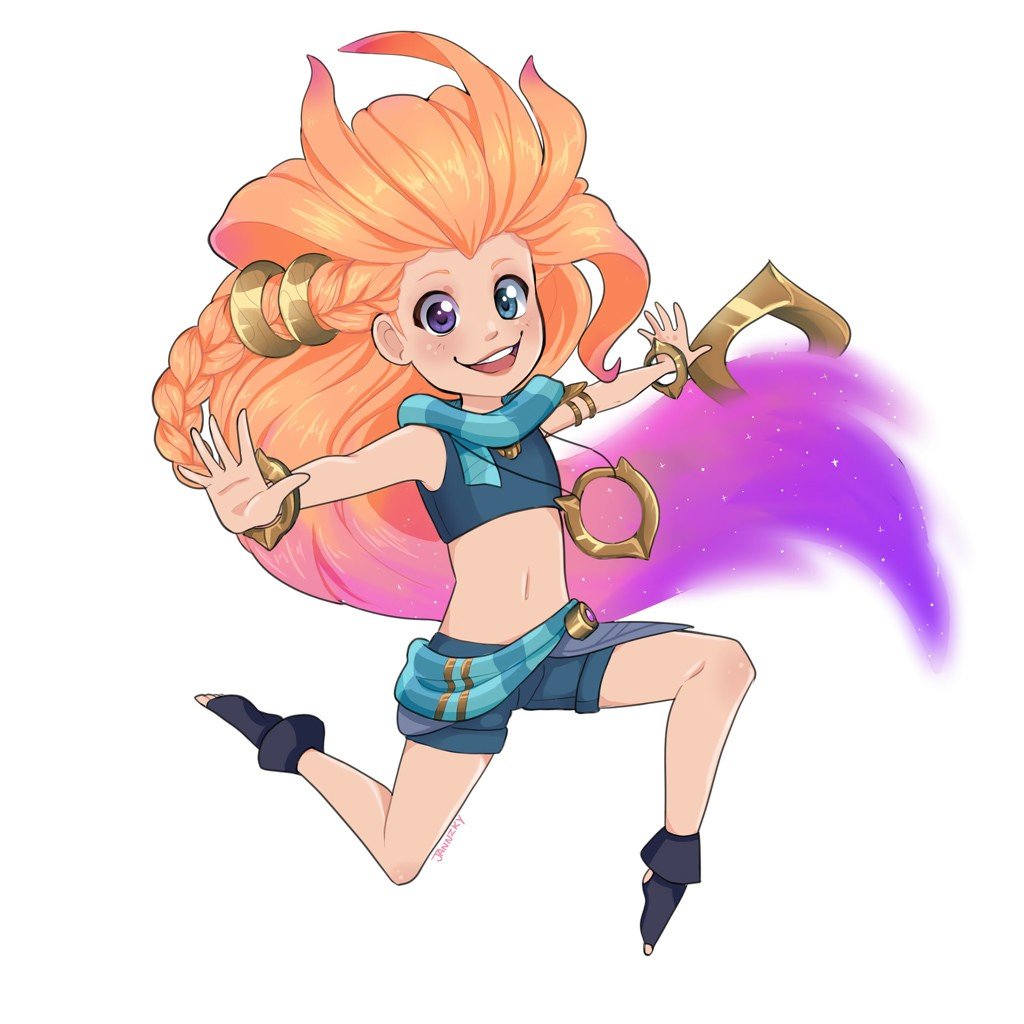 Zoe by Jannzky HD Wallpaper Background Fan Art Artwork League of Legends lol