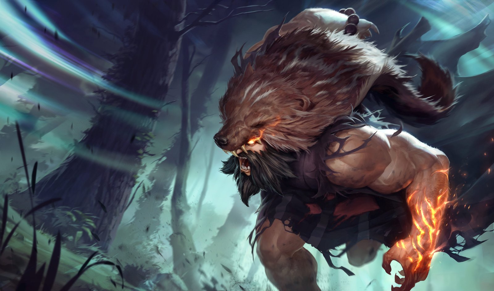 Classic Udyr Splash Art HD 4k 6k Wallpaper Background Official Art Artwork League of Legends lol