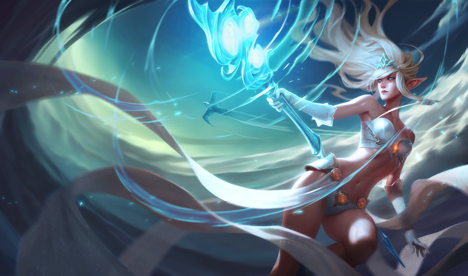 Classic Janna Splash Art 4k HD Wallpaper Official Artwork League of Legends lol