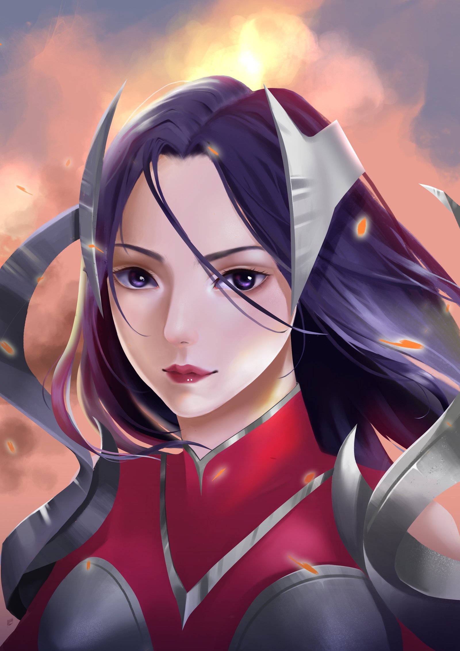 Irelia Portrait by 南弦_ HD Wallpaper Background Fan Art Artwork League of Legends lol