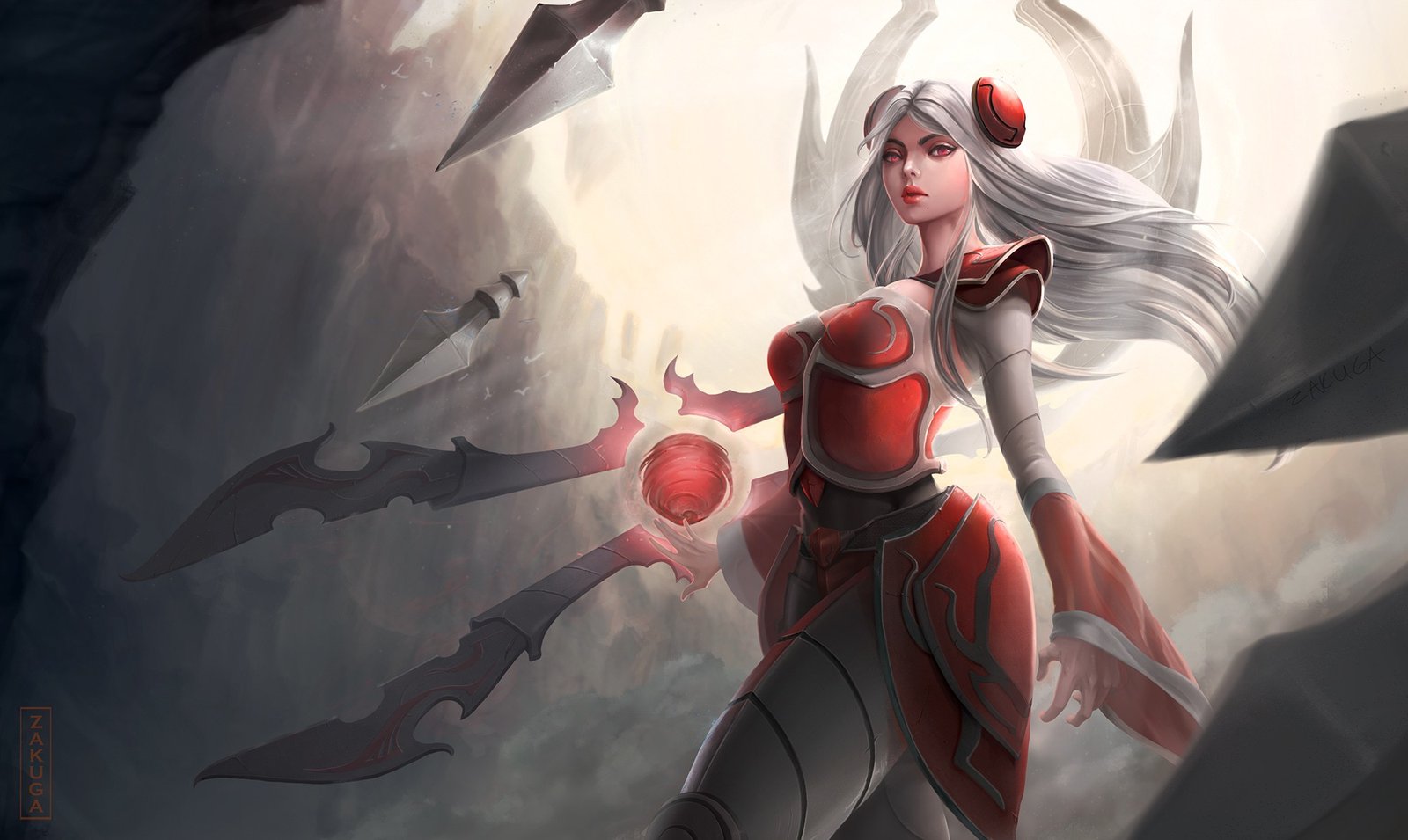 Irelia by ZAKUGA HD Wallpaper Fan Art Artwork League of Legends lol