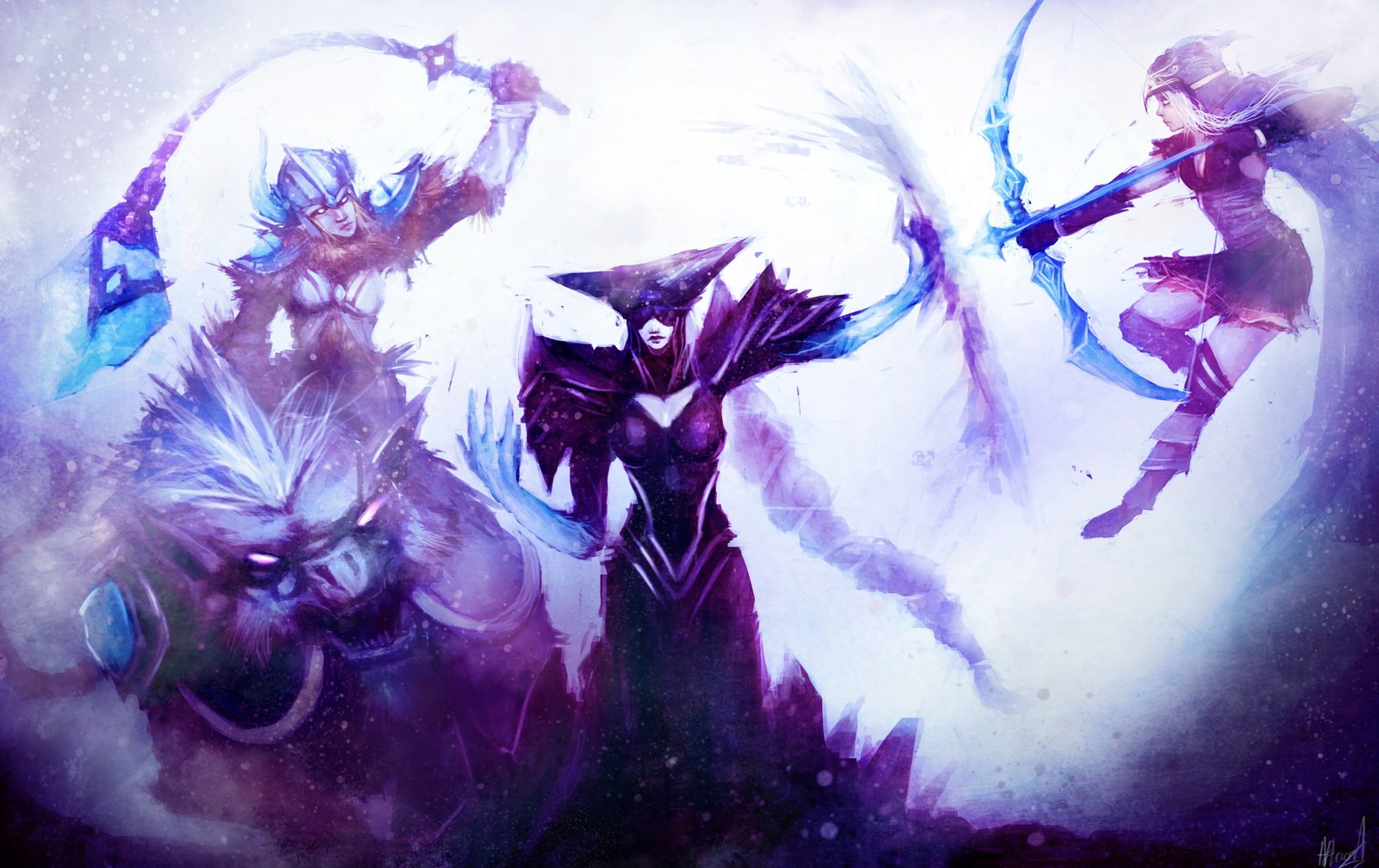 Ashe Sejuani And Lissandra Wallpapers And Fan Arts League Of Legends Lol Stats