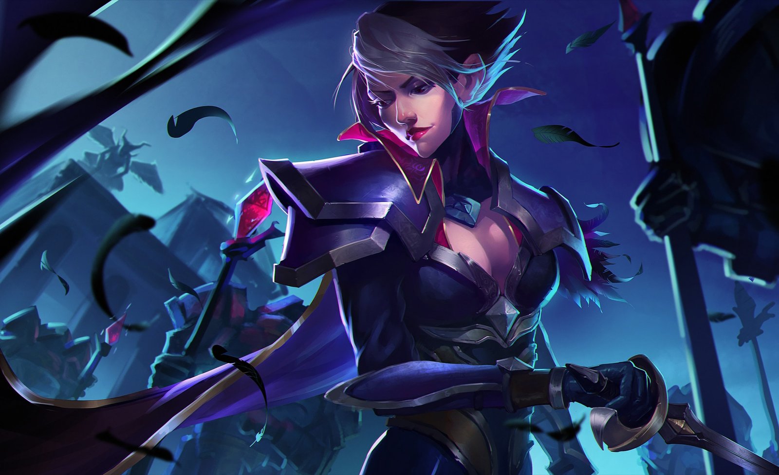 Nightraven Fiora | Wallpapers & Fan Arts | League Of Legends | LoL Stats