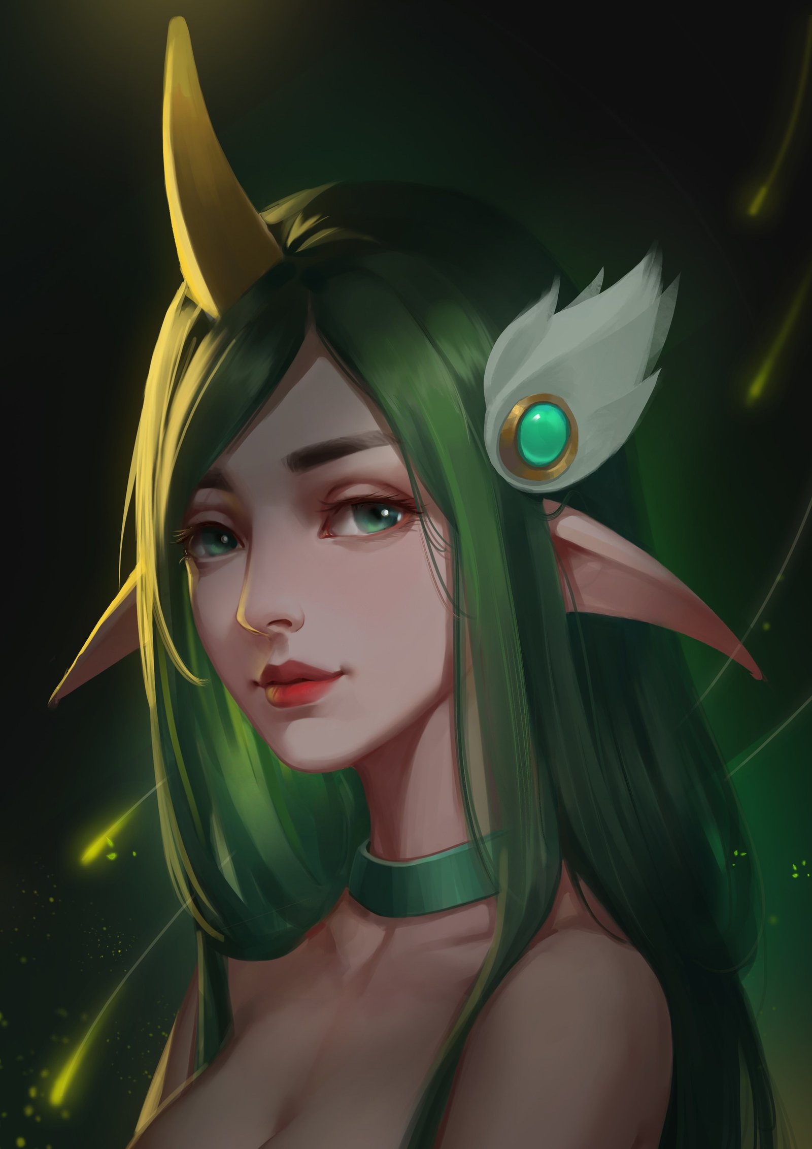 Star Guardian Soraka by diand HD Wallpaper Background Fan Art Artwork League of Legends lol