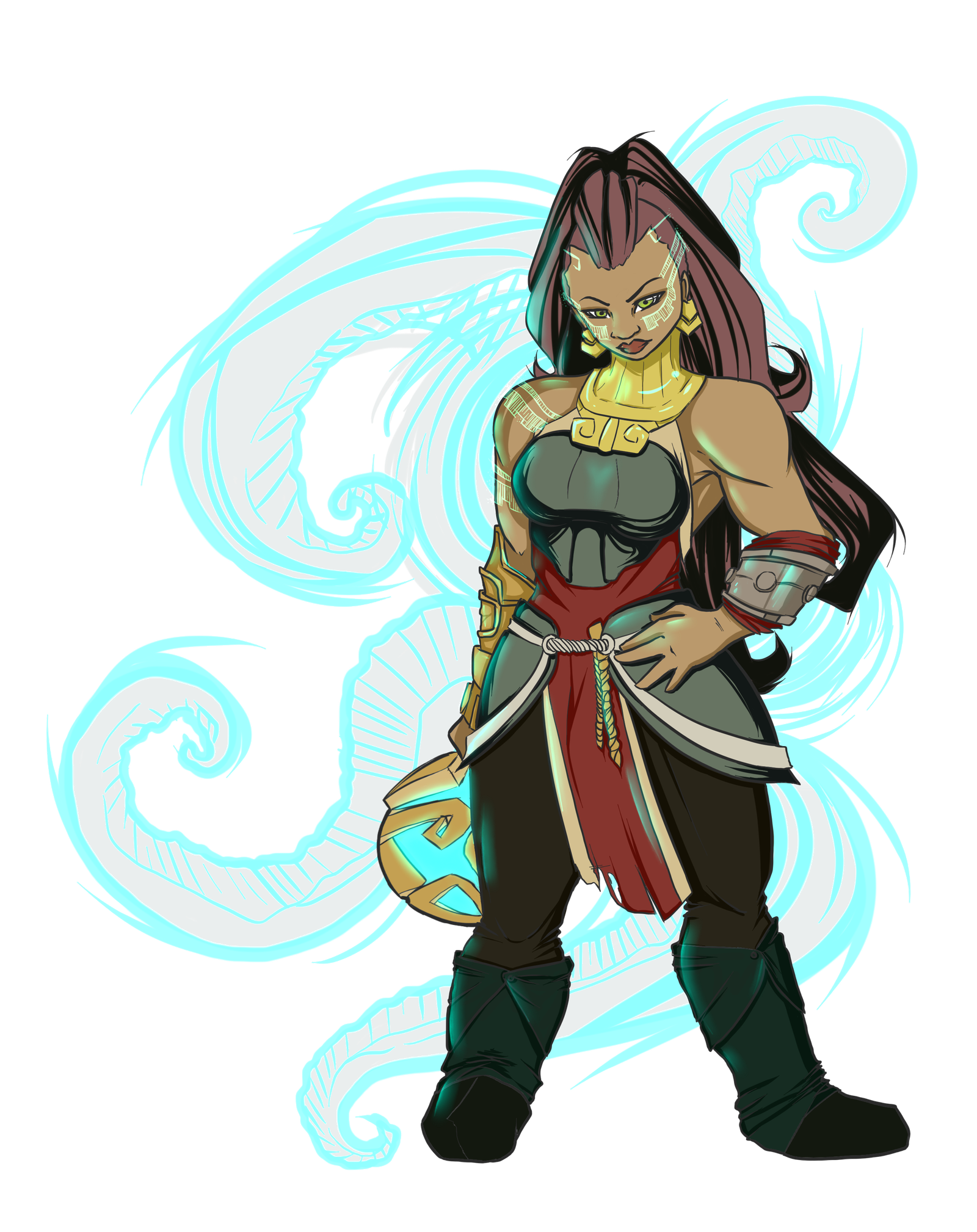 Illaoi by Laflleche HD Wallpaper Fan Art Artwork League of Legends lol (2)