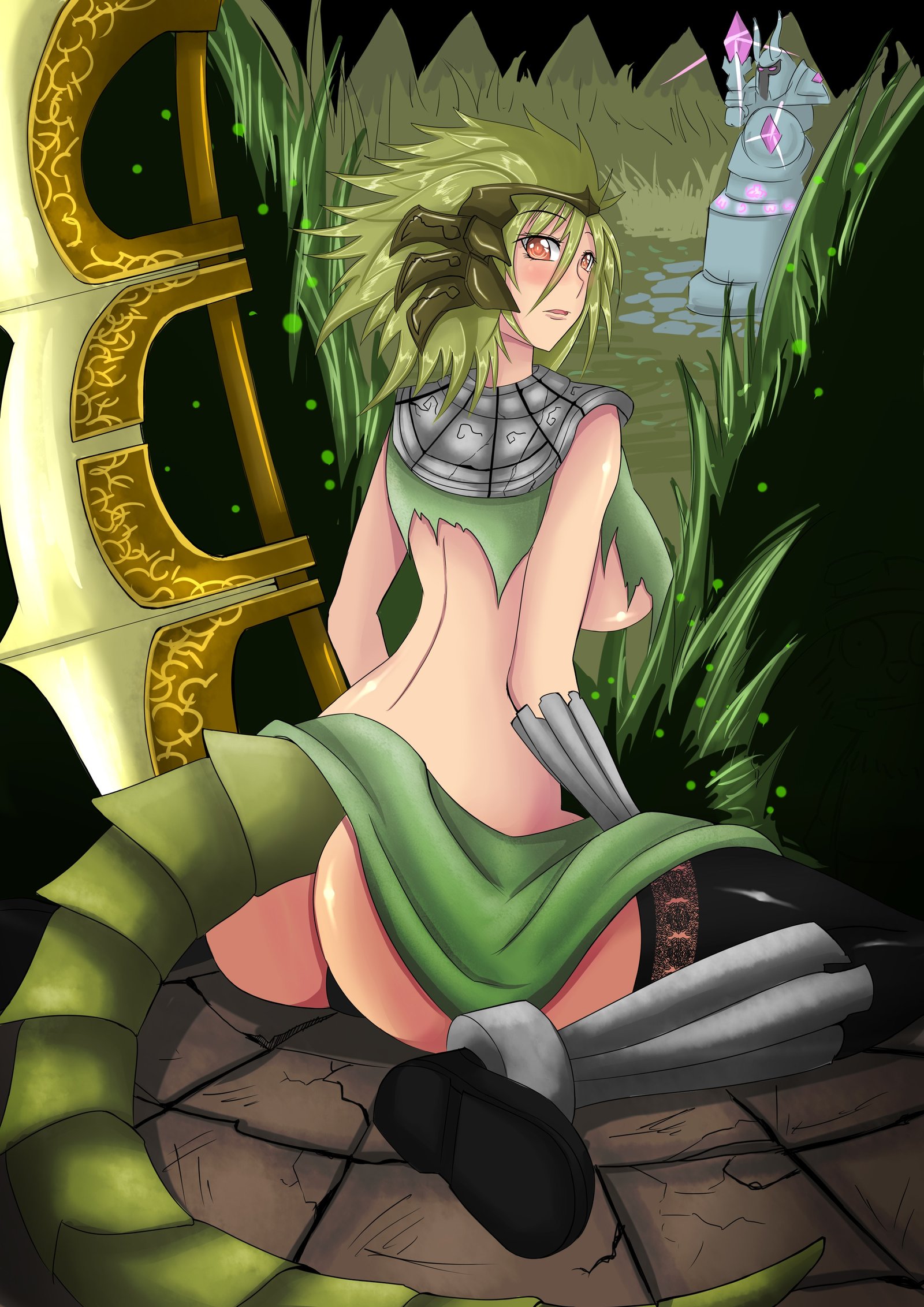 Sexy Female Renekton by TorahimeMax Gender Swap Bend HD Wallpaper Fan Artwork League of Legends lol